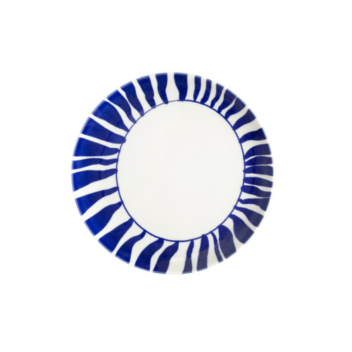 Assiette coupe plate rond blanc porcelaine Ø 20 cm Zebra Essentials Collection