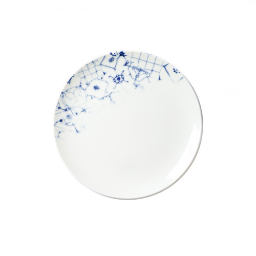 Assiette coupe plate rond blanc porcelaine Ø 20 cm Corfu Essentials Collection