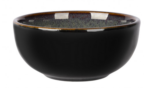 Bol rond noir porcelaine Ø 8 cm Bogota Proof