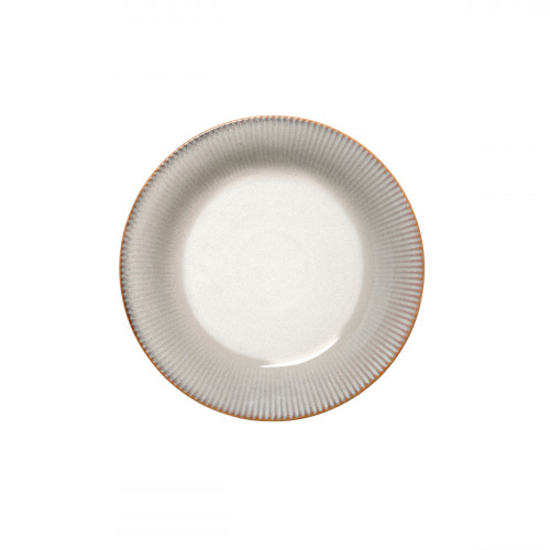 Assiette coupe plate rond gris bleu porcelaine Ø 23,5 cm Serena Pro.mundi