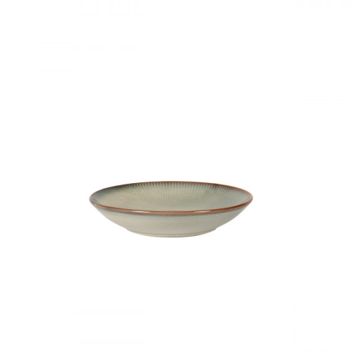 Assiette coupe creuse rond gris bleu porcelaine Ø 23,5 cm Serena Pro.mundi