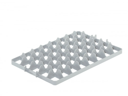 Séparateur haut 40 cases gris plastique 55,4x35,4x5,8 cm