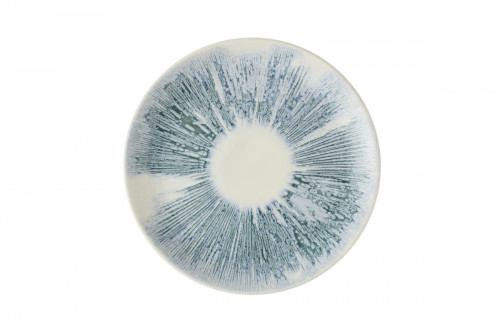 Assiette coupe plate rond Blue porcelaine vitrifiée Ø 28,8 cm Lyra Churchill