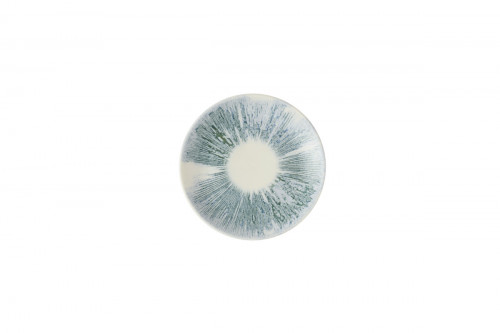 Assiette coupe plate rond Blue porcelaine vitrifiée Ø 16,5 cm Lyra Churchill