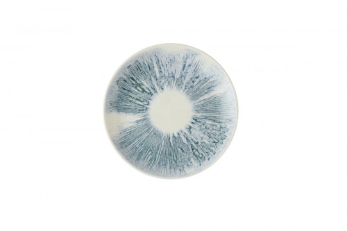Assiette coupe plate rond Blue porcelaine vitrifiée Ø 21,7 cm Lyra Churchill