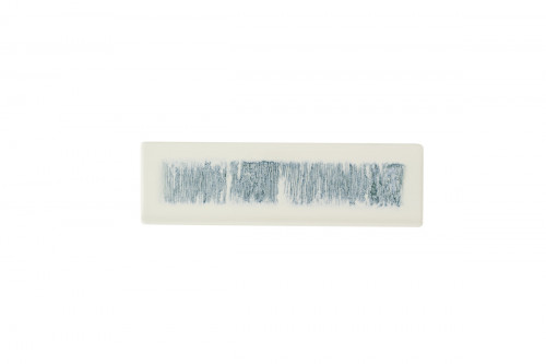 Plat rectangulaire Blue porcelaine vitrifiée 30 cm Lyra Churchill
