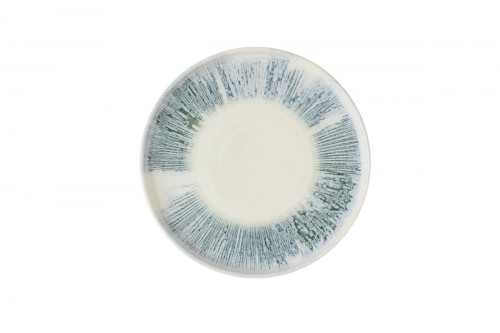 Assiette plate rond Blue porcelaine vitrifiée Ø 26 cm Lyra Churchill