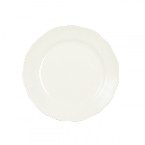 Assiette coupe plate rond blanc porcelaine Ø 26,8 cm Sérafine Pro.mundi