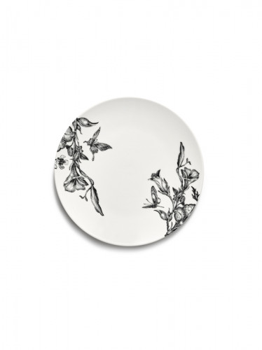 Assiette coupe plate rond MAGICAL BLOSSOM porcelaine Ø 18 cm Unity Serax