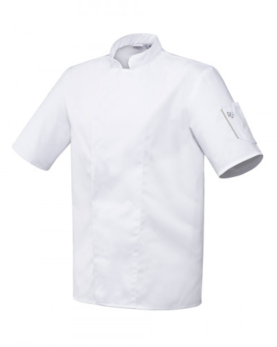 Veste de cuisine manches courtes blanc T0 Nero Robur