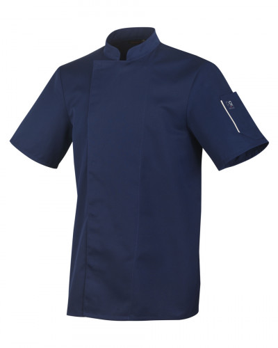 Veste de cuisine manches longues bleu foncé T5 Nero Robur