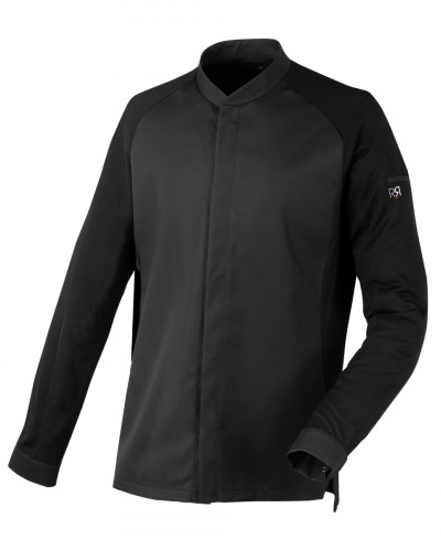Veste de cuisine manches longues noir T6 Idac Robur