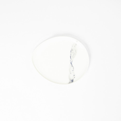 Assiette coupe plate blanc porcelaine Ø 23 cm Silk Accolade