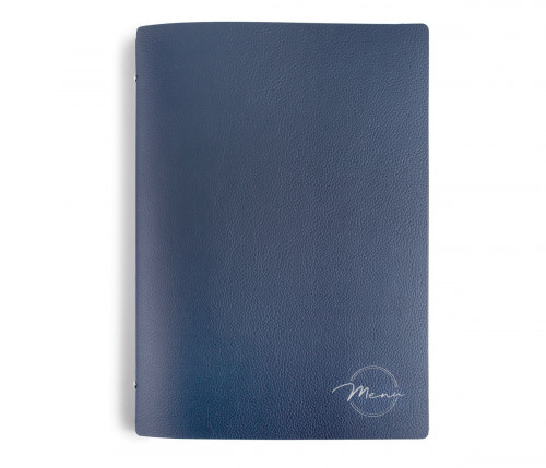 Porte menu bleu Bosco Lacor