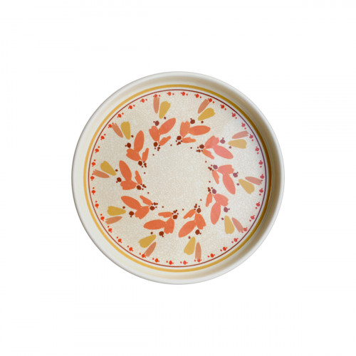 Assiette plate à bord droit rond Solea porcelaine vitrifiée Ø 16 cm Rihla Rak