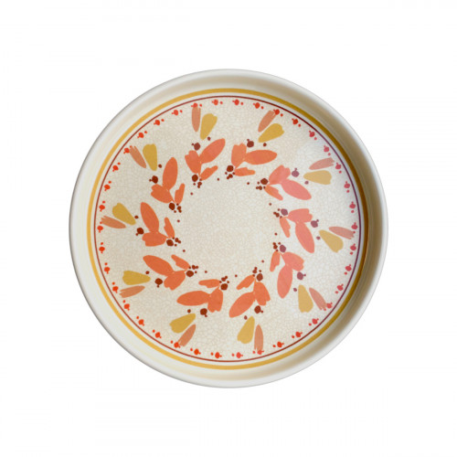 Assiette plate à bord droit rond Riviera porcelaine vitrifiée Ø 27 cm Rihla Rak